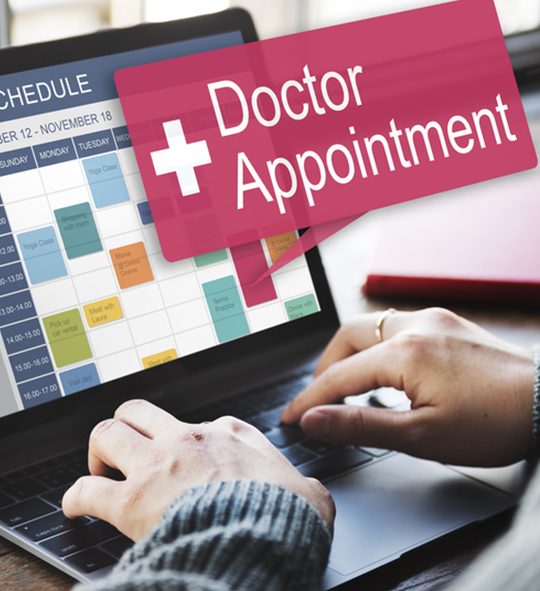 Doctor Appointment using Laptop — Health Specialists on Fraser Coast, QLD