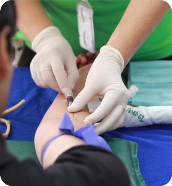 Getting Blood Sample — Health Specialists on Fraser Coast, QLD